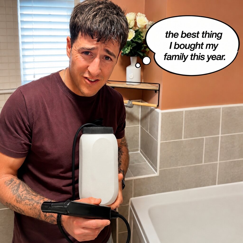 Customer with his RinseFlow